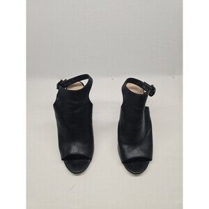 Tory Burch Black Grove 100MM Open Toe Bootie Size 9.5M